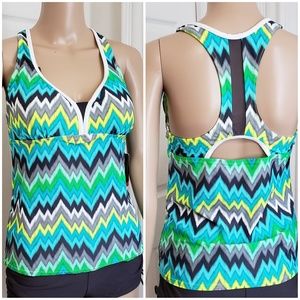 NEW! Women's Rhythm Action Tankini Top - 10